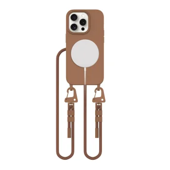 Tech-Protect iPhone 15 Pro vāciņš MagNecklace MagSafe, brūns