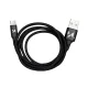Wozinsky USB uz Micro USB kabelis, 2.4A, 1m, melns
