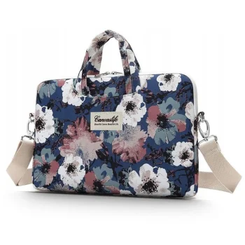 Canvaslife Briefcase klēpjdatora soma 15-16'', Navy Blue and White