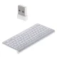 Bezvadu tastatūra Smart TV, sudraba
