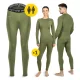 4Fizjo unisex termoveļas bikses XXL, zaļas