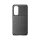 Triecienizturīgs vāciņš Samsung Galaxy A35, Thunder Case, melns