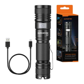 Lukturis Superfire A2, 650lm, USB | Flashlight