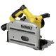 DeWalt DWS520KTR-QS iegremdējamā ripzāģa komplekts ar vadotni