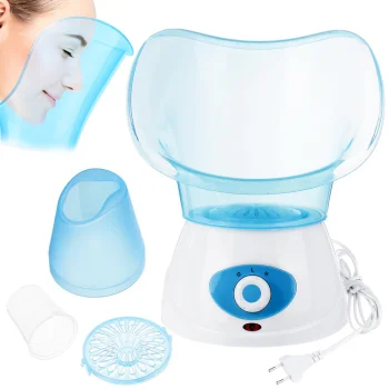 Sejas Tvaika Pirts Spa Ādas Mitrināšanai Poru Tīrīšanas Inhalatoru Mašīna, Zils | Face Sauna Facial Skin...