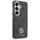 Guess 4G Rhinestone Round Logo MagSafe vāciņš Samsung Galaxy S26, melns