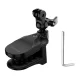 Ķiveres stiprinājums PULUZ rīcības kamerām (melns) | Helmet Mount for Action Cameras (Black)