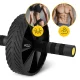Vingrošanas ritenis vēdera presei 4FIZJO AB WHEEL PRO, dzeltens