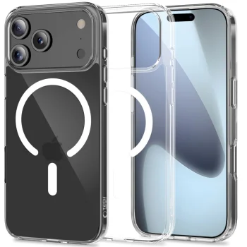 Tech-Protect FlexAir Hybrid MagSafe vāciņš priekš iPhone 17 Pro Max, caurspīdīgs