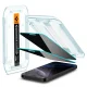 Spigen Glas.TR EZ Fit Privacy aizsargstikls iPhone 16 Pro (2 gab.)