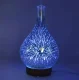 Ruhhy Gaisa mitrinātājs ar aromaterapiju un LED gaismu, 100 ml, brūns