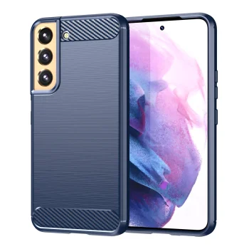 Carbon Case vāciņš Samsung Galaxy S23+ telefonam, zils