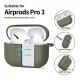 Austiņu maciņš Tech-Protect Silicone Hook, AirPods Pro, olīvzaļš