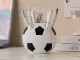 Galda organizators futbola bumbas formā, 9 cm, melns