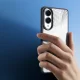 Dux Ducis Aimo vāciņš Samsung Galaxy S25 Edge telefonam, melns