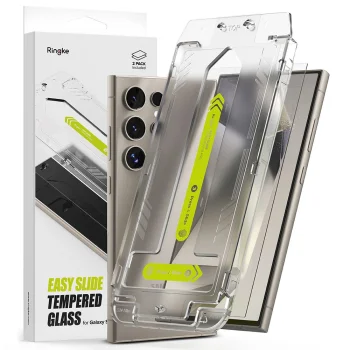 Ringke Easy Slide aizsargstikls Samsung Galaxy S24 Ultra (2 gab.)