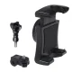 Maclean MC-825 sporta galvas stiprinājums telefonam un GoPro kamerām, melns