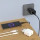 Dudao A23TEU GaN tīkla lādētājs 2.4A 12W ar USB-A - USB-C kabeli, melns