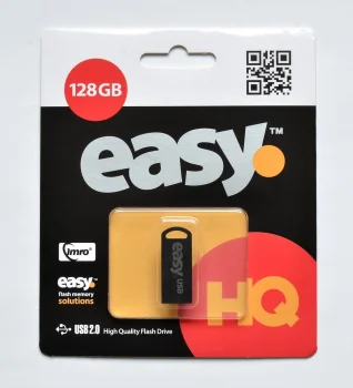 USB zibatmiņa Imro Easy 128GB USB 2.0, melna