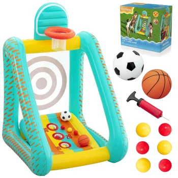 Bestway 52813 piepūšamā dārza spēle 3-in-1 (127x109x178 cm)