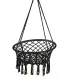 Luaro Šūpuļkrēsls Stārķa ligzda, 80cm, melns, līdz 150kg