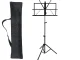 Saliekams Nošu Pults Statīvs Turētājs Paliktnis + Soma, 130 cm | Conductors Stand Music Book Holder