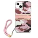 Guess Camo Strap vāciņš iPhone 13 mini rozā