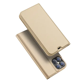 Dux Ducis Skin Pro vāciņš iPhone 12 Pro Max, zelta