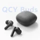 Bezvadu austiņas QCY Buds T43 TWS IPX4, pelēkas