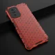 Vāciņš Xiaomi Poco F3 / Redmi K40 / K40 Pro, Honeycomb ar TPU malu, sarkans