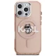 Karl Lagerfeld IML Choupette Sketch MagSafe vāciņš iPhone 16 Pro Max rozā