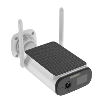 Viedā āra 4G akumulatora kamera ar saules paneli Tuya 3MP IP66