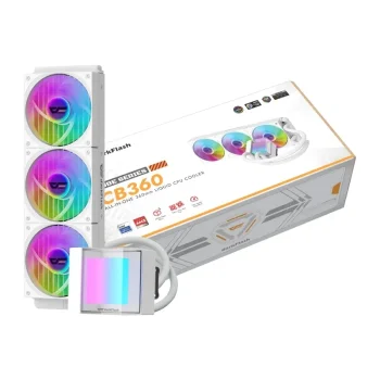 Šķidruma dzesēšanas sistēma Darkflash CB360 White