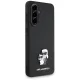 Karl Lagerfeld Saffiano vāciņš Samsung Galaxy A56, melns