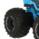 RC amfībijas auto ar ūdens lielgabalu un žestu vadību, zils