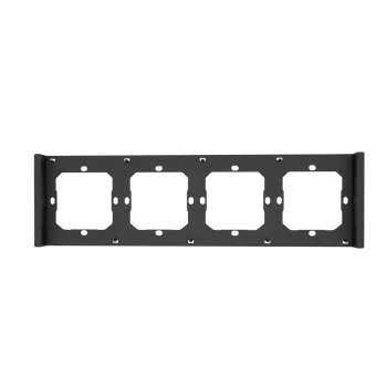 Slēdža rāmis Sonoff M5-4C-80-F M5-80 sērijai, četrkāršs, grafīta melns