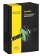 4Fizjo AB Wheel vingrošanas rullis vēdera muskuļiem, melns/zaļš