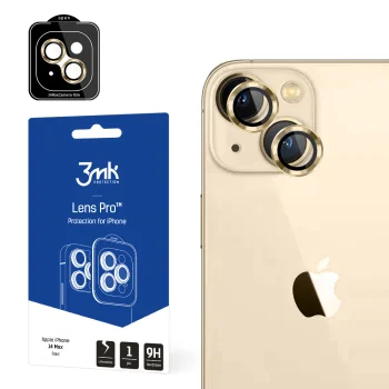 3mk Lens Protection Pro kameras aizsargstikls iPhone 14 Plus – Zelta