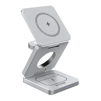 Blitzwolf BW-IW30 3-in-1 bezvadu lādētājs iPhone / Apple Watch / AirPods