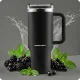 Berdsen vakuuma termokrūze ar salmiņu komplektu 1180 ml, melna