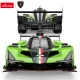 Rastar Lamborghini SC63 LMDH radiovadāms auto 1:14, melns/zaļš