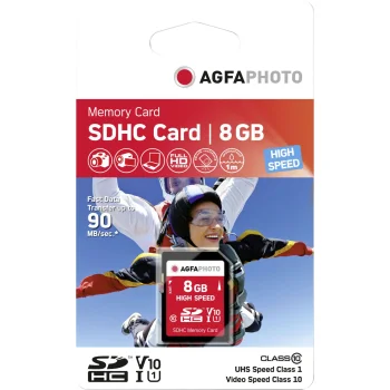 AgfaPhoto SDHC atmiņas karte 8 GB Class 10 UHS-I U1 V10