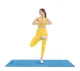 4FIZJO neslīdošs jogas paklājiņš 4 mm, zils