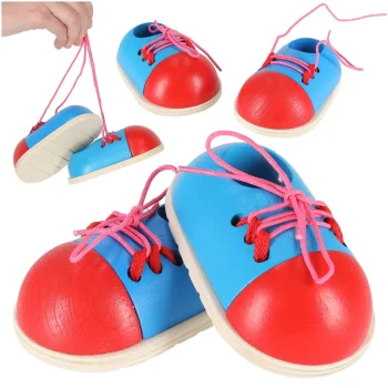 Bērnu Izglītojošais Komplekts Kurpju Šņoru Sasiešanai, 2 gab. | Kids Shoelaces Tying Training Kit
