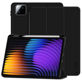 Tech-Protect SmartCase Pen atverams vāciņš Xiaomi Pad 7 / 7 Pro, melns
