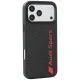 Audi R8 Carbon Fiber MagSafe vāciņš iPhone 18 Pro Max / 17 Pro Max, melns