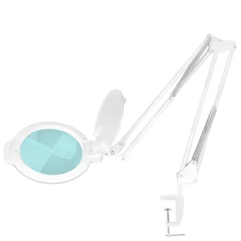 Glow Moonlight 8012/5" LED kosmētiskā lampa ar lupu, balta