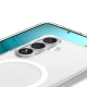 Spigen Ultra Hybrid Mag MagSafe vāciņš Samsung Galaxy S26, caurspīdīgs un balts