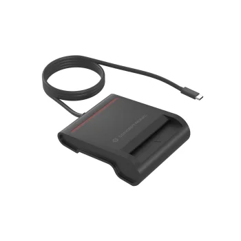 Conceptronic SCR01BC USB-C viedkaršu lasītājs Melns