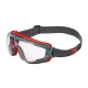 3M GoggleGear 500 GG501 aizsargbrilles ar Scotchgard pārklājumu, pelēkas/sarkanas